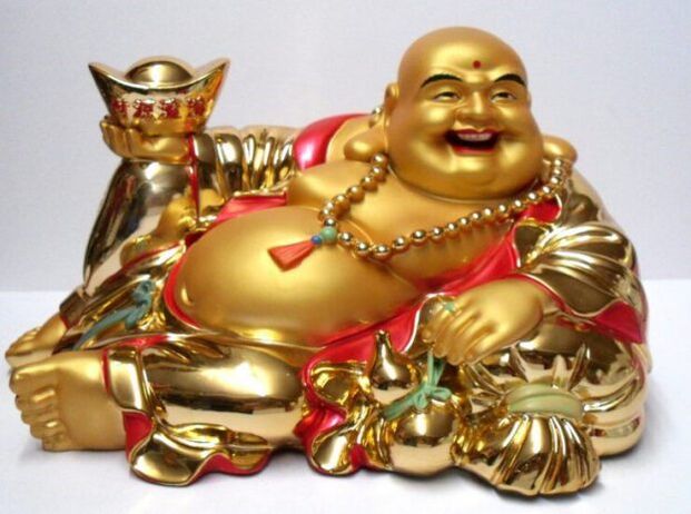 God Hotei é un amuleto eficaz para a riqueza, a sorte e a felicidade